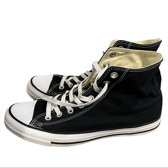 Converse Other - Converse Chuck Taylor All Star Canvas High Top Black Mens Size 9 Woman’s Size 11